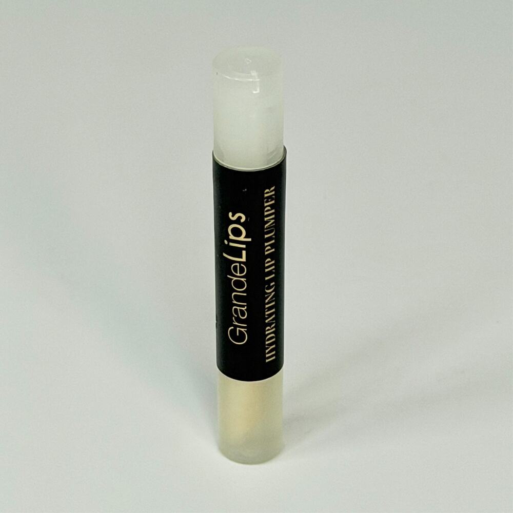 Grande Cosmetics GrandeLips Hydrating Lip Plumper Gloss Clear Travel .04 oz New